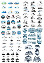 Logos Vector Mountains Download Free CDR
