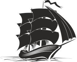 Sailboat Vector Silhouettes Free CDR