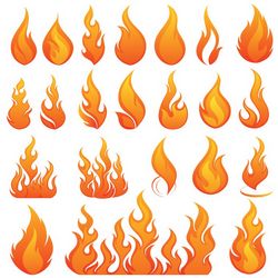 Vector Images Of Fire And Flames Free CDR