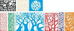 Tree style decorative lattice for cnc Free CDR