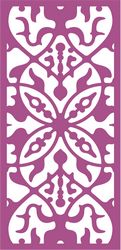Decorative Screen Floral Free CDR