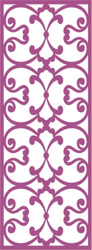 Laser Cut Vector Panel Seamless 289 Free CDR