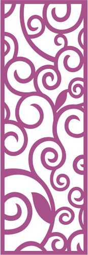 Laser Cut Vector Panel Seamless 218 Free CDR