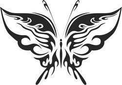 Butterfly Vector Art 019 Free CDR