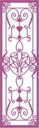 Wrought Iron Grille Pattern Free CDR