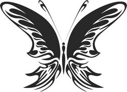 Butterfly Silhouette Design Free CDR