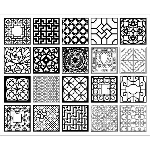 Cnc Panel Laser Cut Pattern File q33 Free CDR