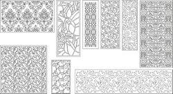 Decorative pattern file to cut in CNC Free CDR