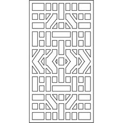 Cnc Panel Laser Cut Pattern File cn-l610 Free CDR