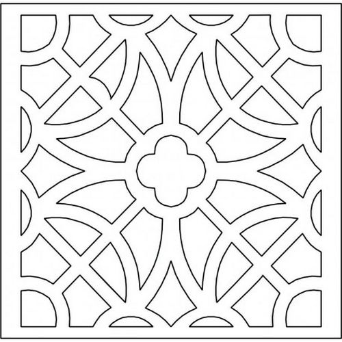 Cnc Panel Laser Cut Pattern File cn-l607 Free CDR