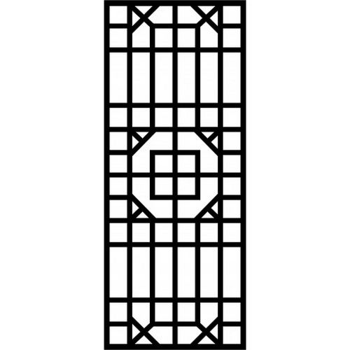 Cnc Panel Laser Cut Pattern File cn-l583 Free CDR