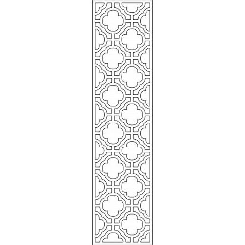 Cnc Panel Laser Cut Pattern File cn-l578 Free CDR