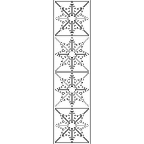 Cnc Panel Laser Cut Pattern File cn-l534 Free CDR