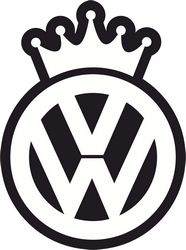 VW King Decal Sticker Free CDR