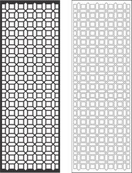 Geometric Decorative Grille Free CDR