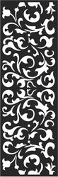 Decorative Screens Floral-077 Free CDR