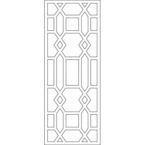 Cnc Panel Laser Cut Pattern File cn-l490 Free CDR