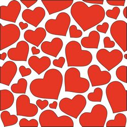 Hearts seamless pattern clipart Free CDR