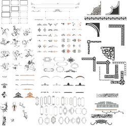 Hollow Collection Design Drawing Free CDR