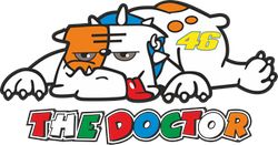 Thedoctor Rossi 46 Dog Logo Free CDR