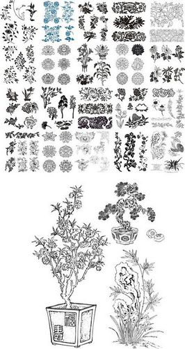 49 Motifs Clip Art Free CDR