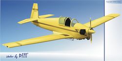 Yellow Aircraft Clip Art Free CDR