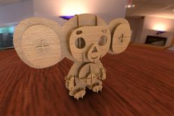 Cheburashka Laser Cut Wooden Free CDR