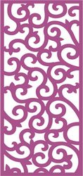 Laser Cut Vector Panel Seamless 201 Free CDR