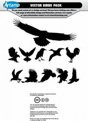 Birds Silhouettes Download Free CDR