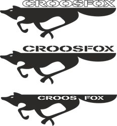 Crossfox Logo Free CDR