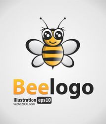 Bee Logo Free Clip Art Free CDR