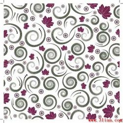Decorative Pattern Leaf Swirl Decor Repeating Classical Design Free CDR