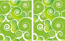 Green Spiral Background Design Elements Free CDR