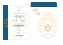 Wedding Card Design M 21 Free CDR
