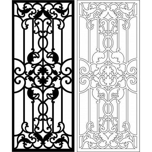 Cnc Panel Laser Cut Pattern File cn-l303 Free CDR