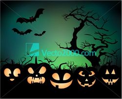Halloween night background Free CDR