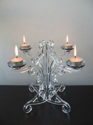 Glass Candle Holder Free CDR