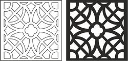 Laser Cut Seamless Floral pattern226 Free CDR