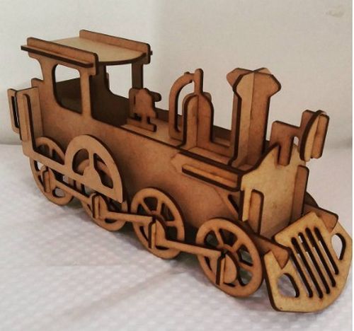 Wooden Locomotiva 3d Free CDR