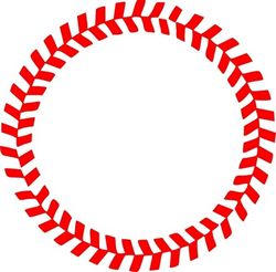 Baseball Stitches in a Circle Free CDR