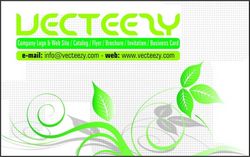 Green Business Card Template Free CDR