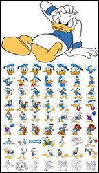 clip art image of donald duck Free CDR