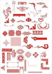 The chinese classical boutique pattern Free CDR
