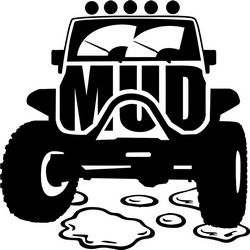 Mud Offroad Jeep Sticker Free CDR