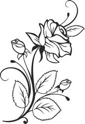 Rose Plant Design Free CDR
