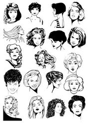 Women Faces  Collection Free CDR