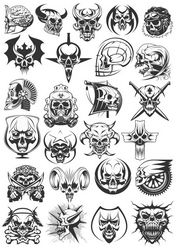 Skull Dead Heads Collection Free CDR