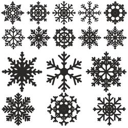 Snowflake Abstract Design Free CDR