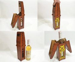 Wooden Wine Box File Download For Laser Cut Free CDR