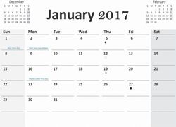 2017 calendar with previous and next months in cdr pdf format Free CDR